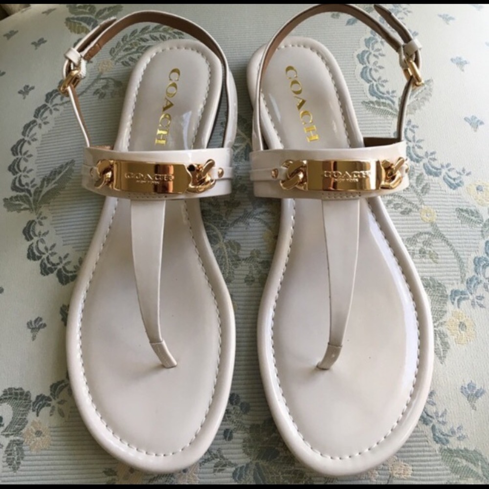 COACH thong sandals